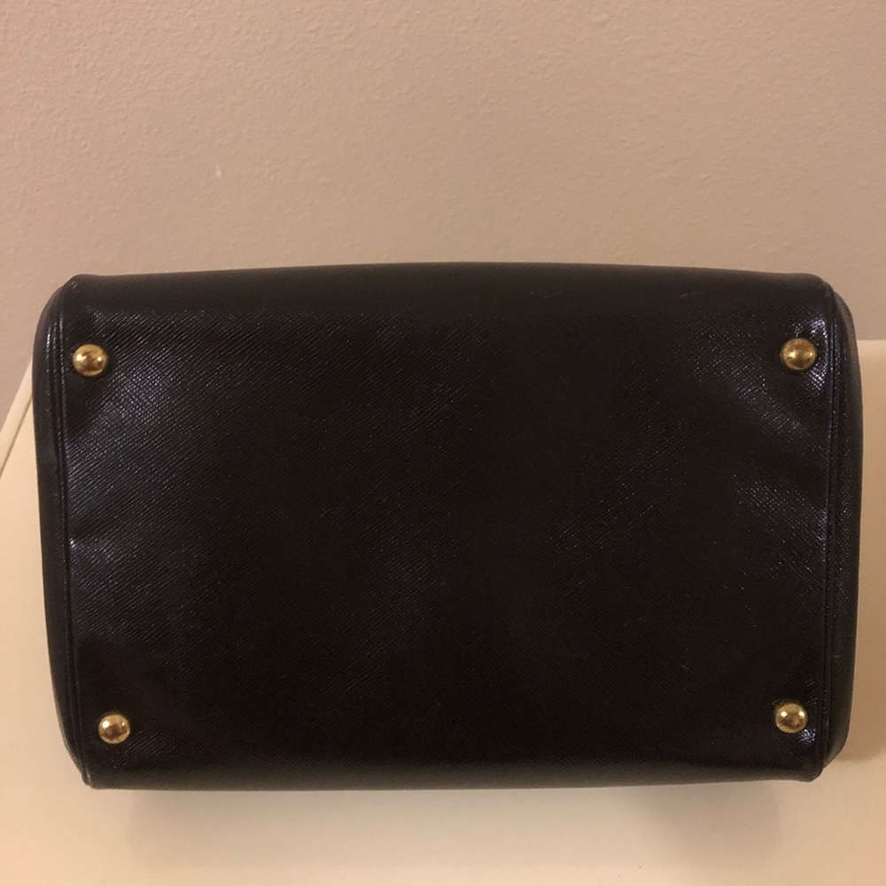 Koret Vintage Goatskin Leather Small Black Bag - Picture 8 of 12